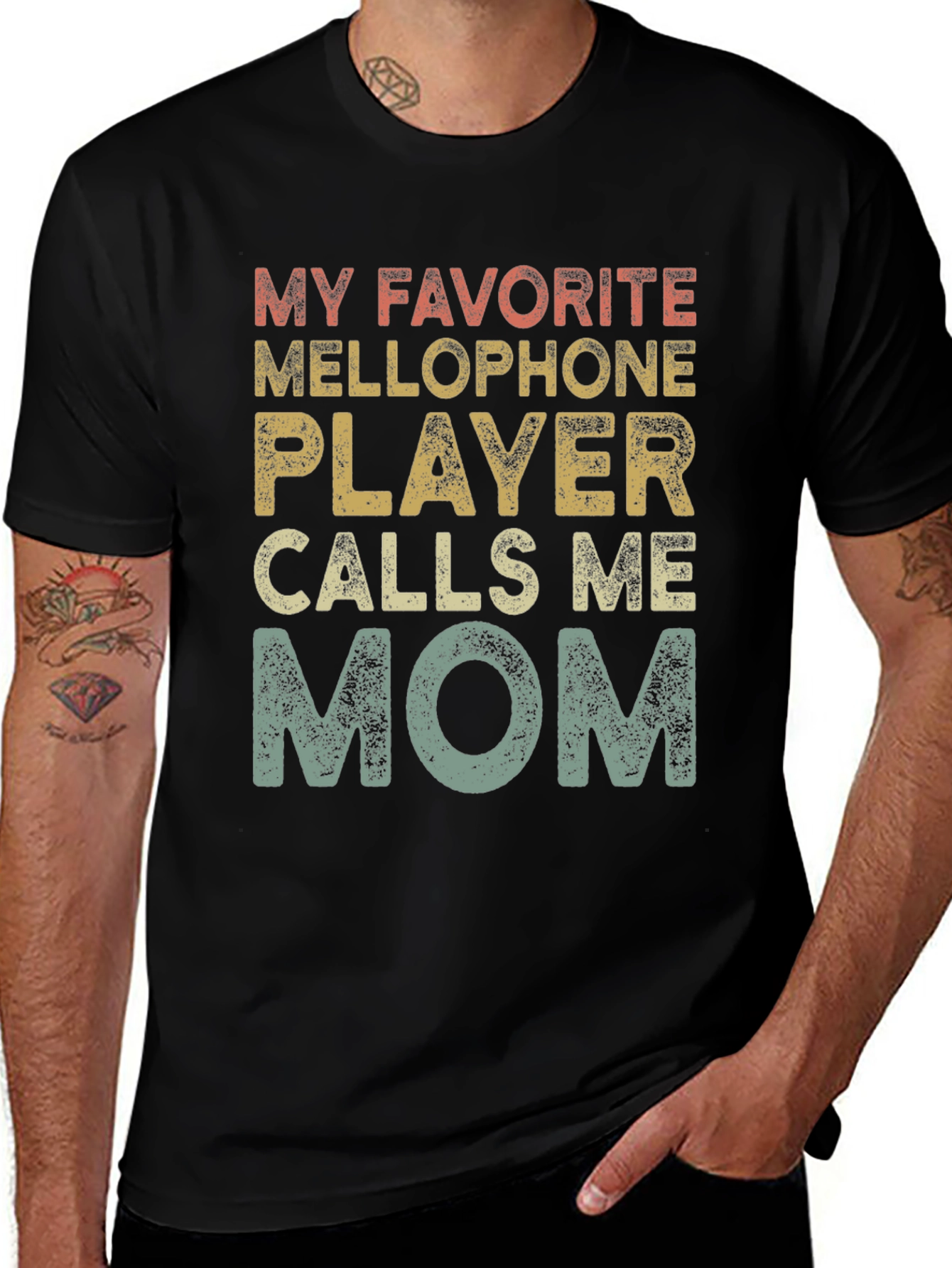 Mellophone Player Mom T-Shirt - Band Parent Apparel