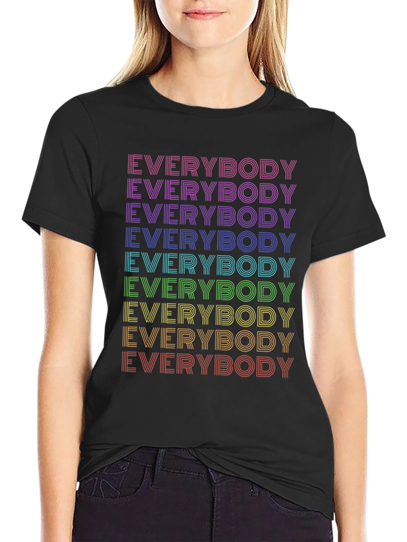 Everybody Retro Rainbow T-Shirt