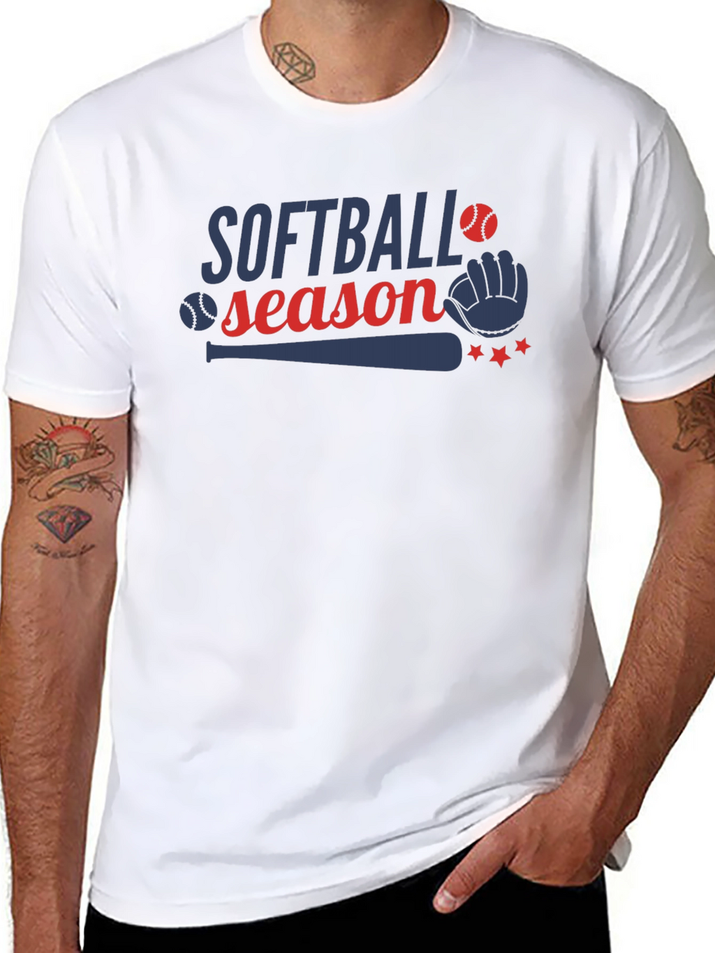 Softball Season Graphic T-Shirt - Baseball Lover Tee