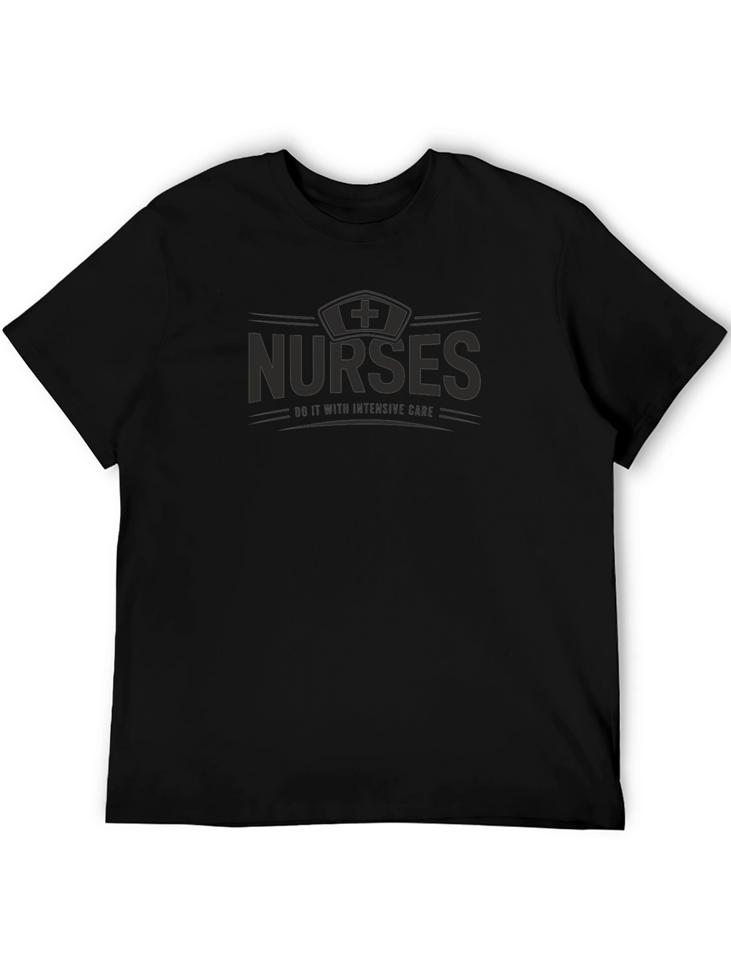 Nurses Intensive Care Black T-Shirt