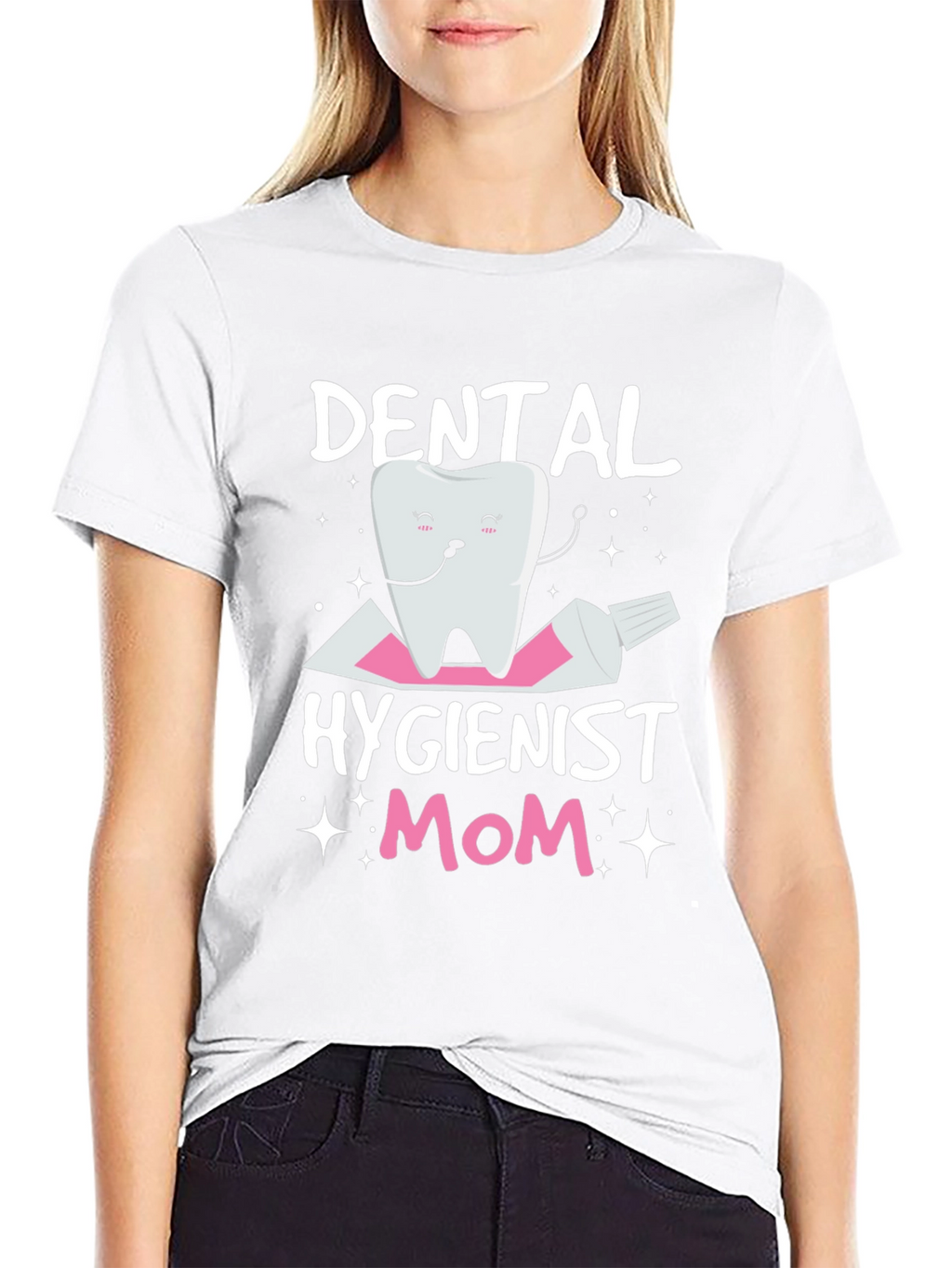 Dental Hygienist Mom T-Shirt Funny Tooth Tee