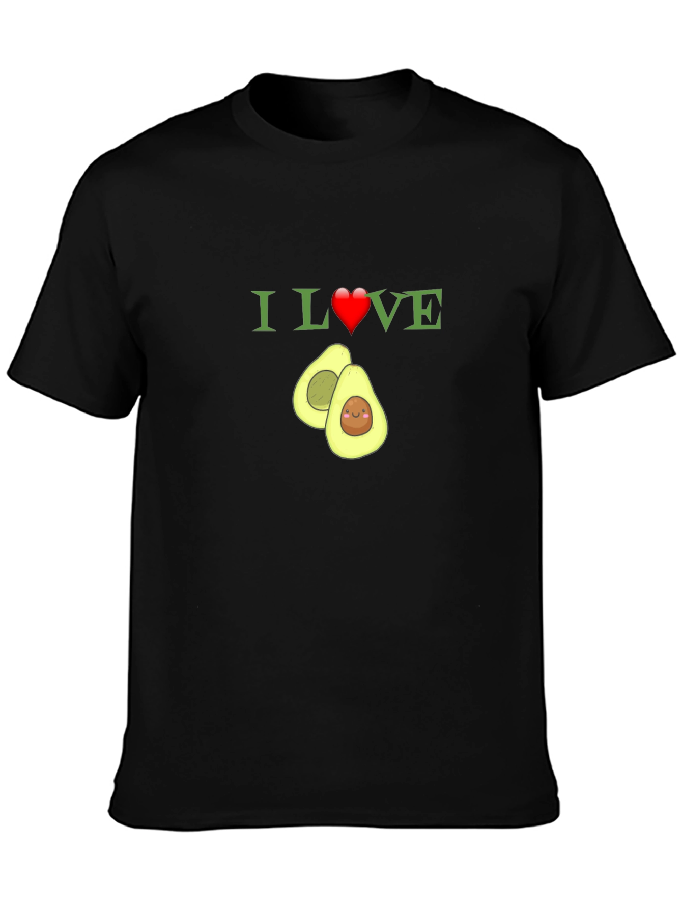I Heart Avocado T-Shirt Funny Fruit Tee