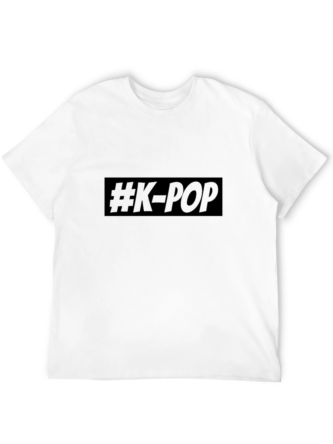Stylish #K-POP Graphic T-Shirt