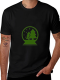 Christmas Snow Globe Graphic T-Shirt