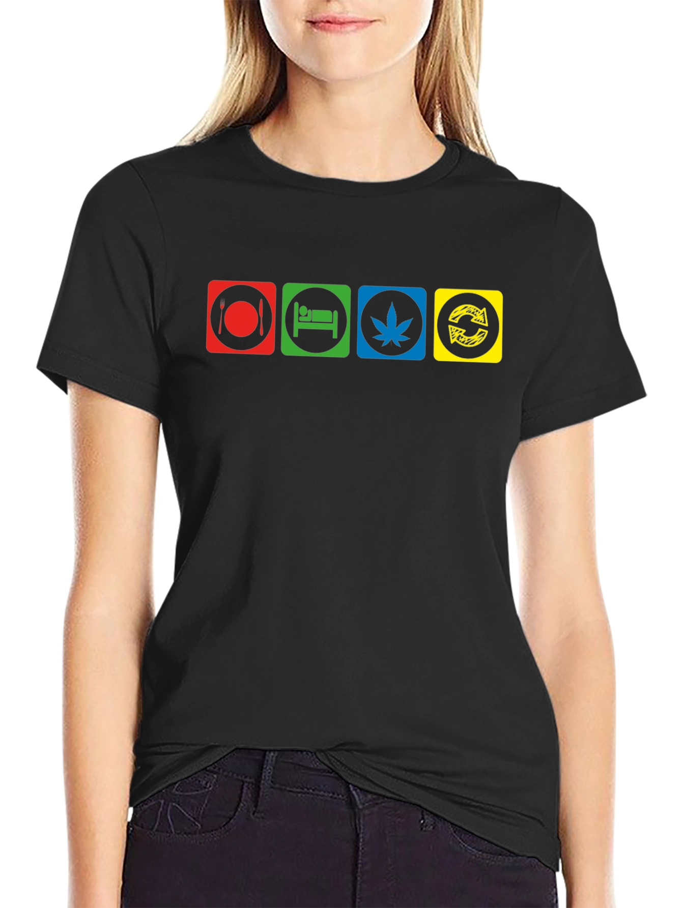 Eat Sleep Smoke Repeat T-Shirt