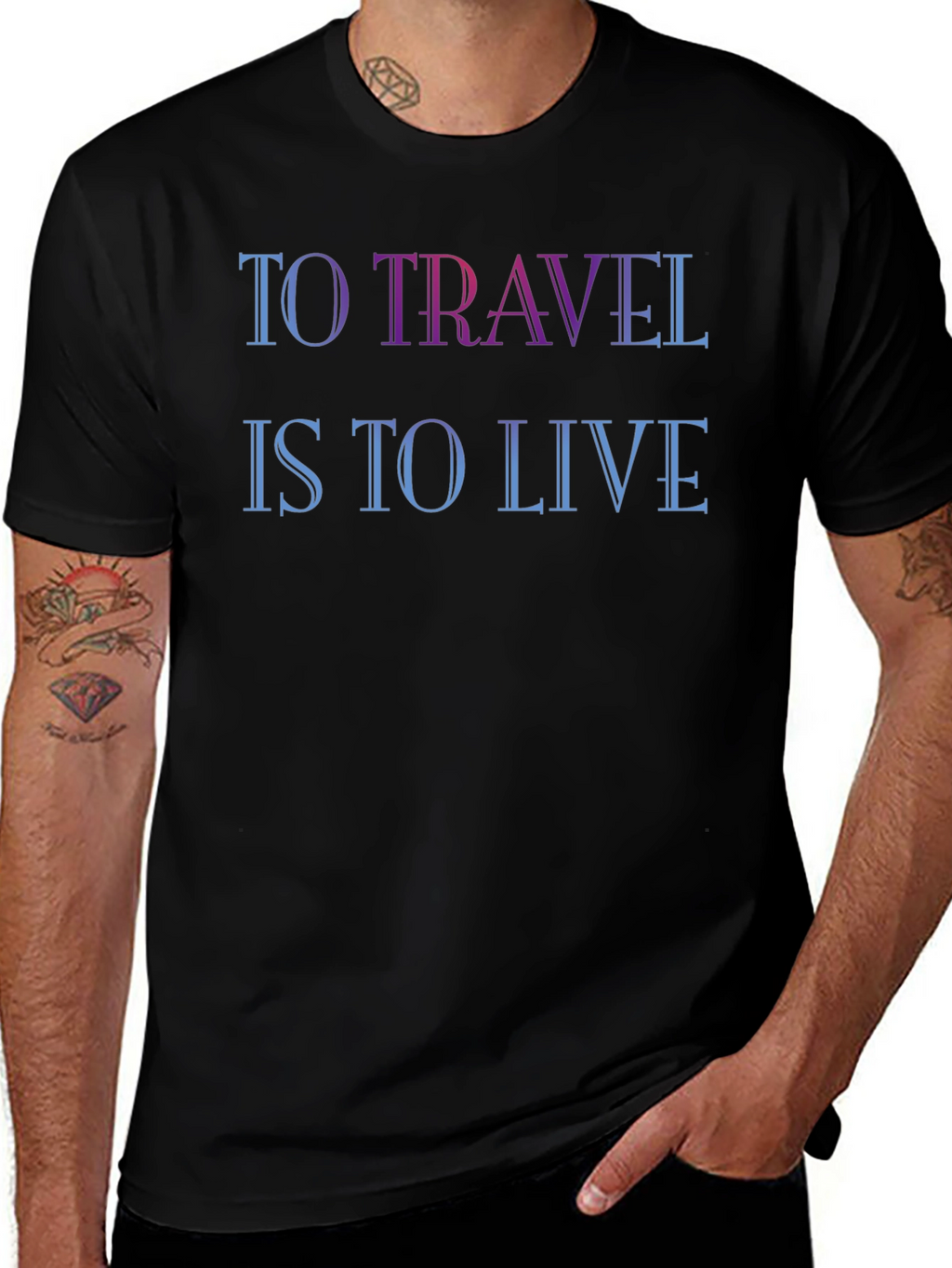 To Travel Is To Live Graphic T-Shirt