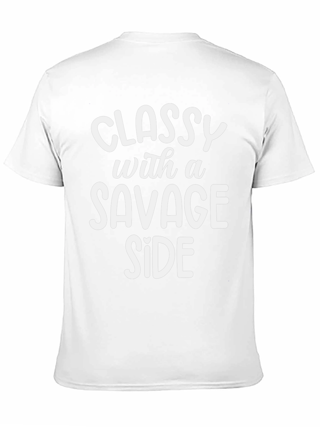 Classy With A Savage Side Black T-Shirt