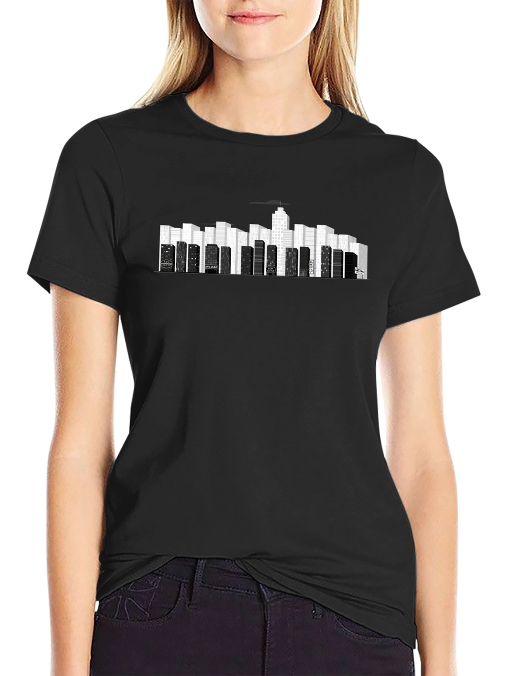 Skyline Graphic T-Shirt - Urban Style