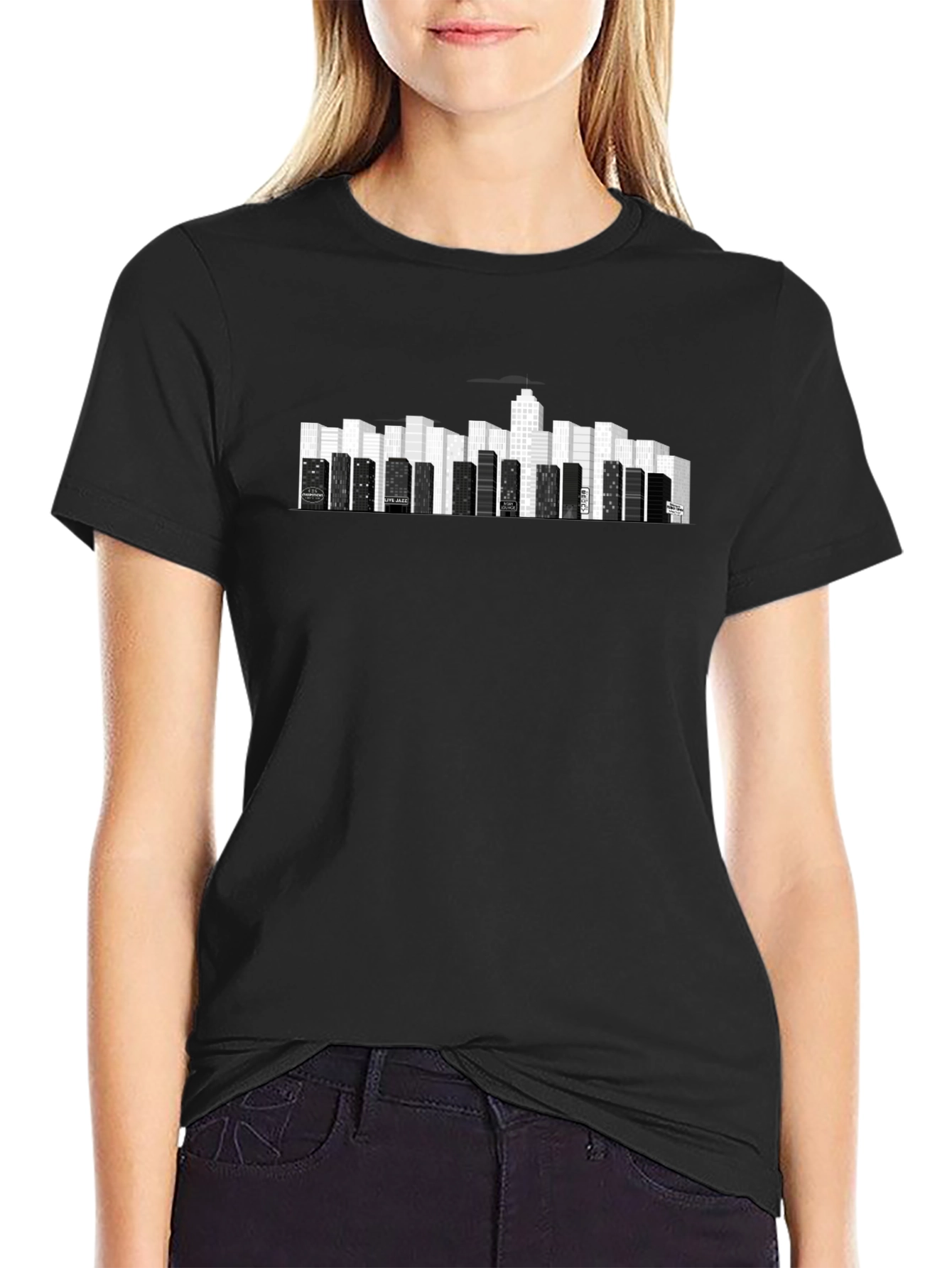 Skyline Graphic T-Shirt - Urban Style