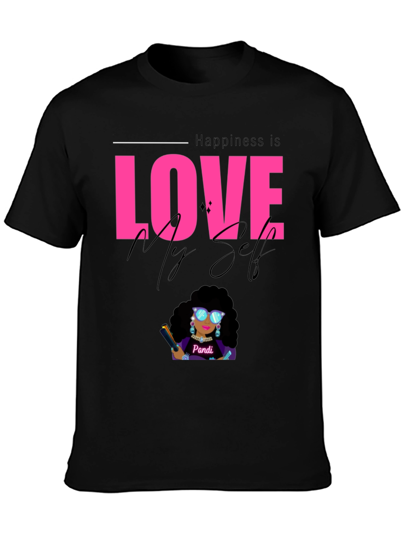 Happiness is Love Myself Graphic Tee