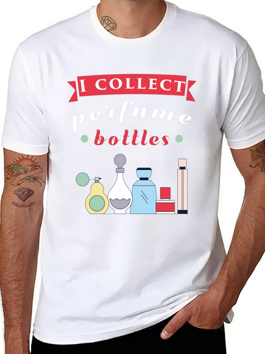 Perfume Bottles Collector Graphic T-Shirt