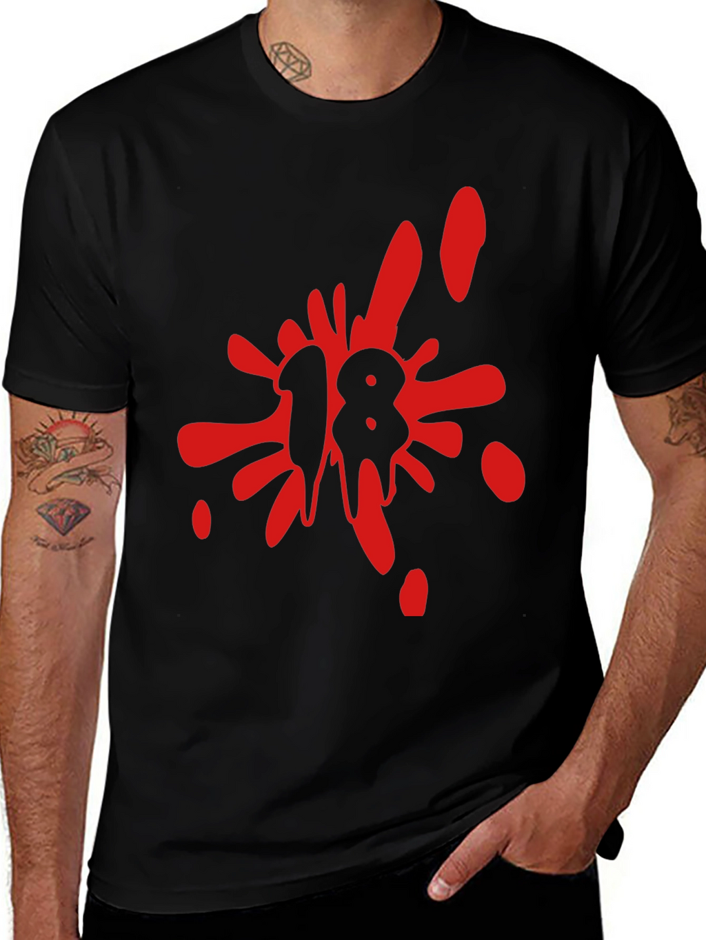 Bloody 18 Black T-Shirt