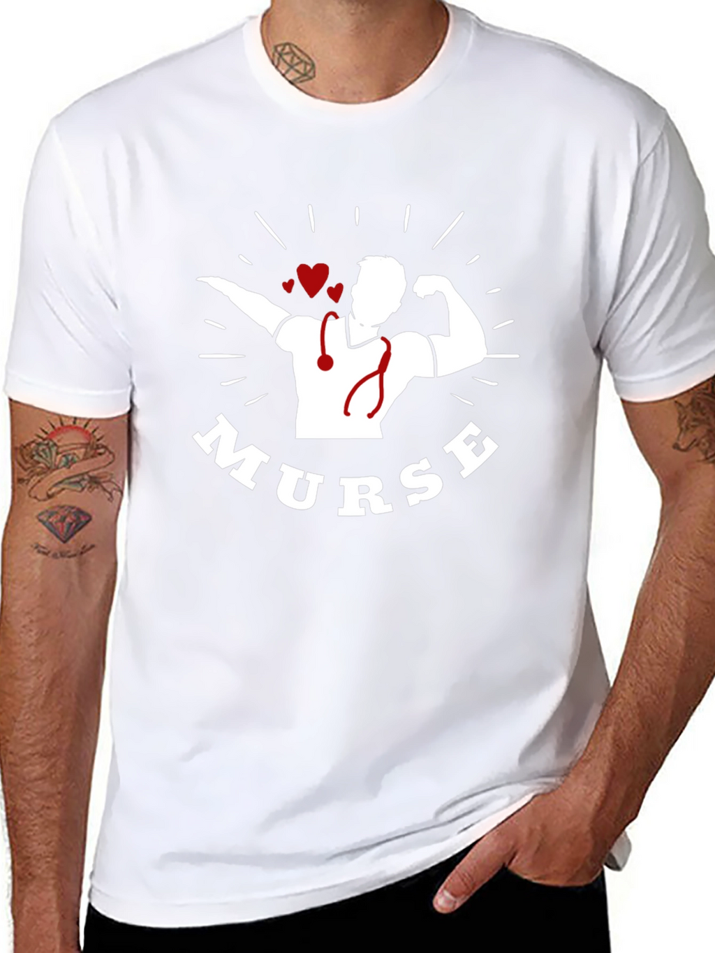 Murse T-Shirt - Male Nurse Strong Gift