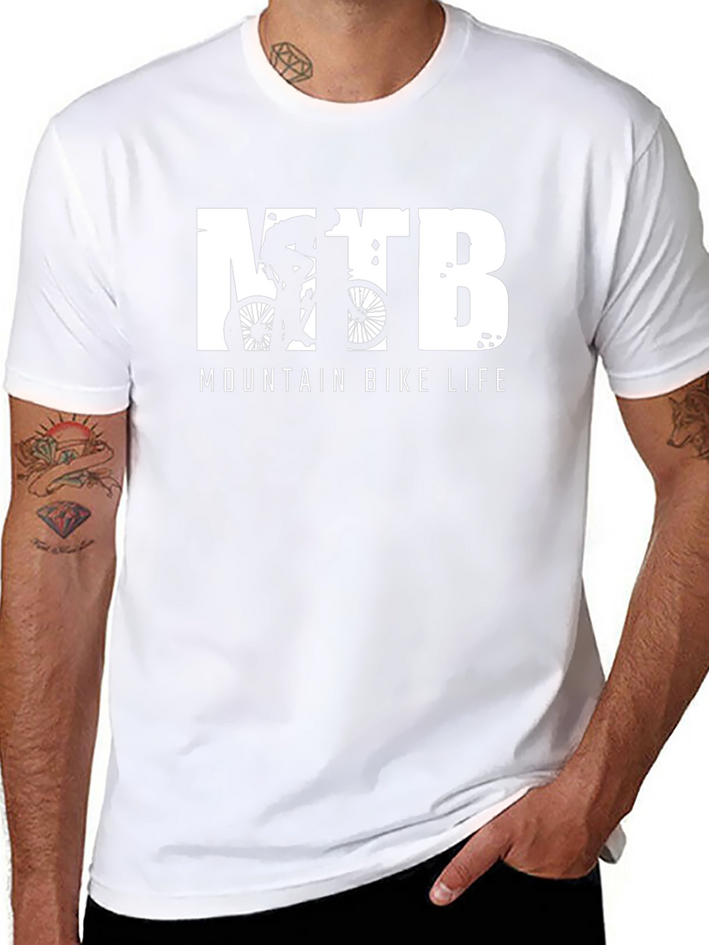 MTB Mountain Bike Life Graphic Tee