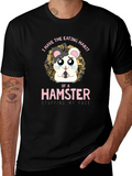 Hamster Eating Habit Graphic T-Shirt