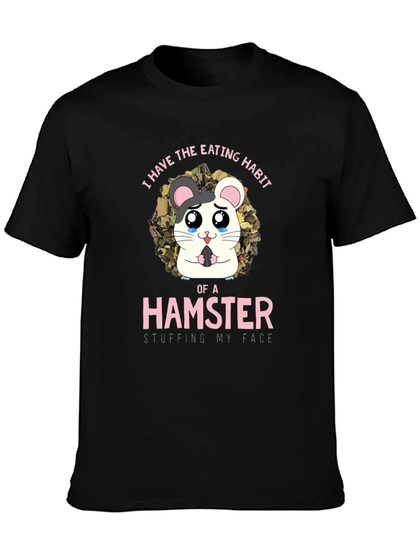 Hamster Eating Habit Graphic T-Shirt
