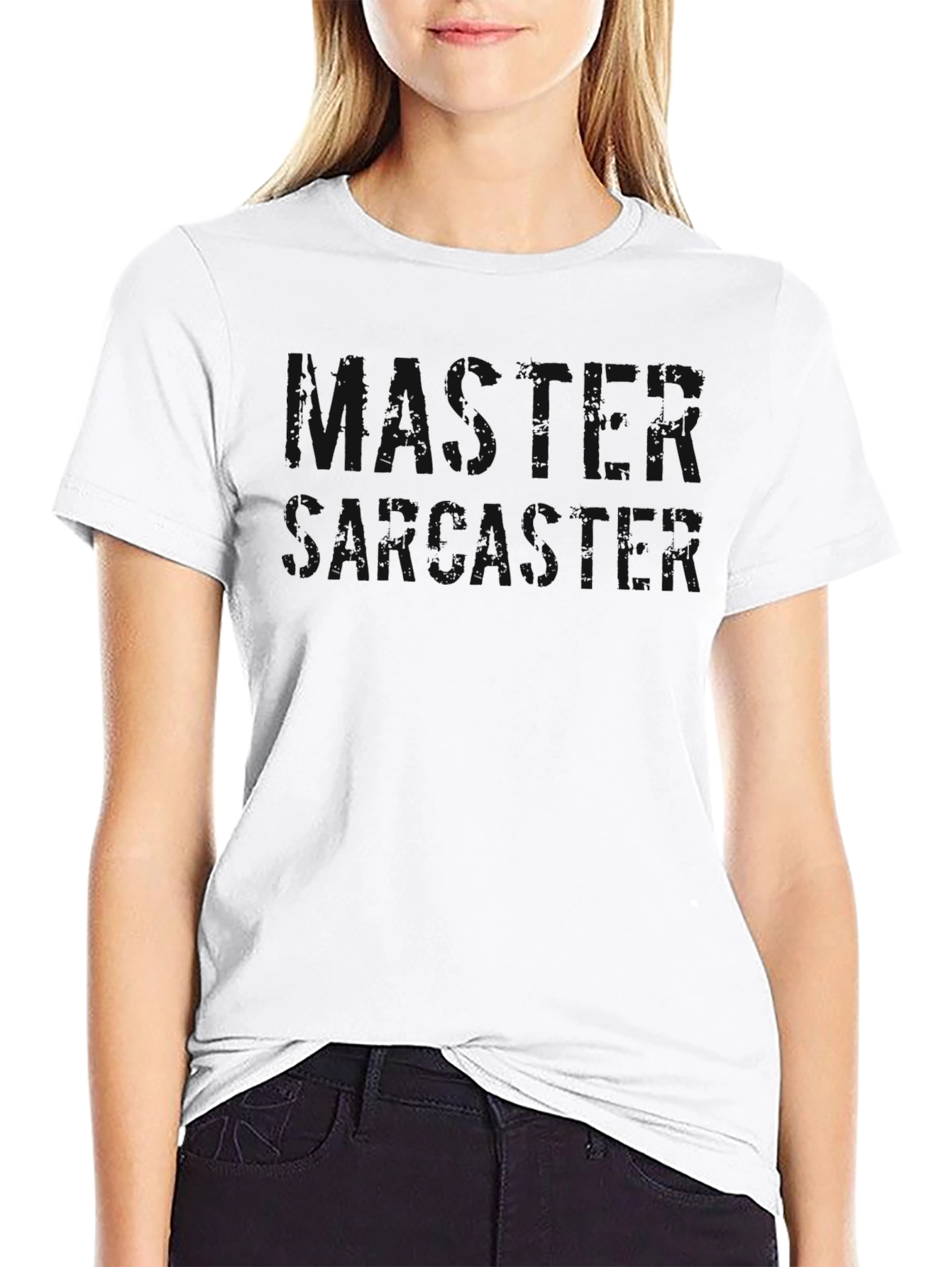 Mens Black Crew Neck T-Shirt