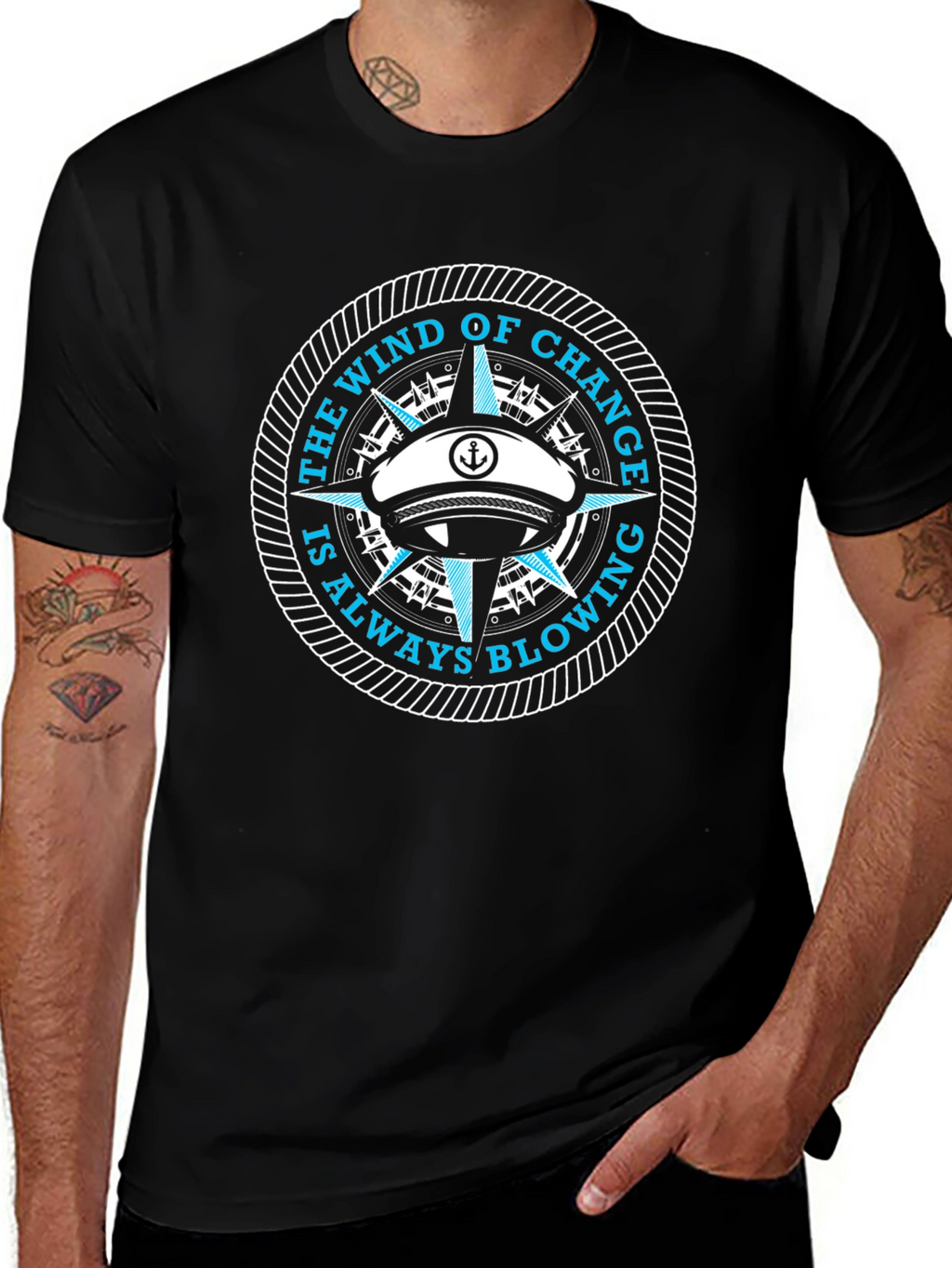 Nautical Theme T-Shirt - Wind of Change
