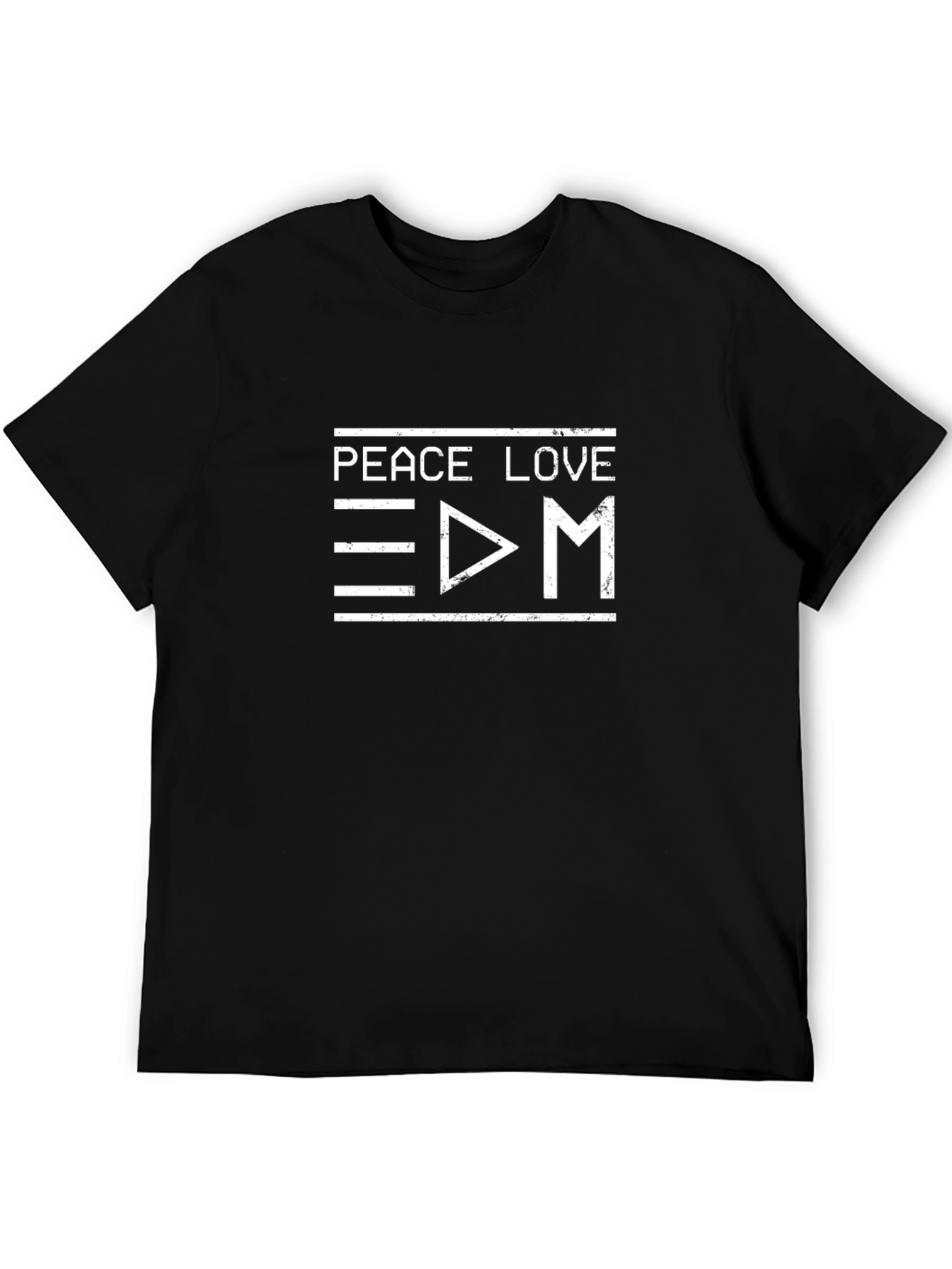 Peace Love EDM T-Shirt - Rave Music Tee