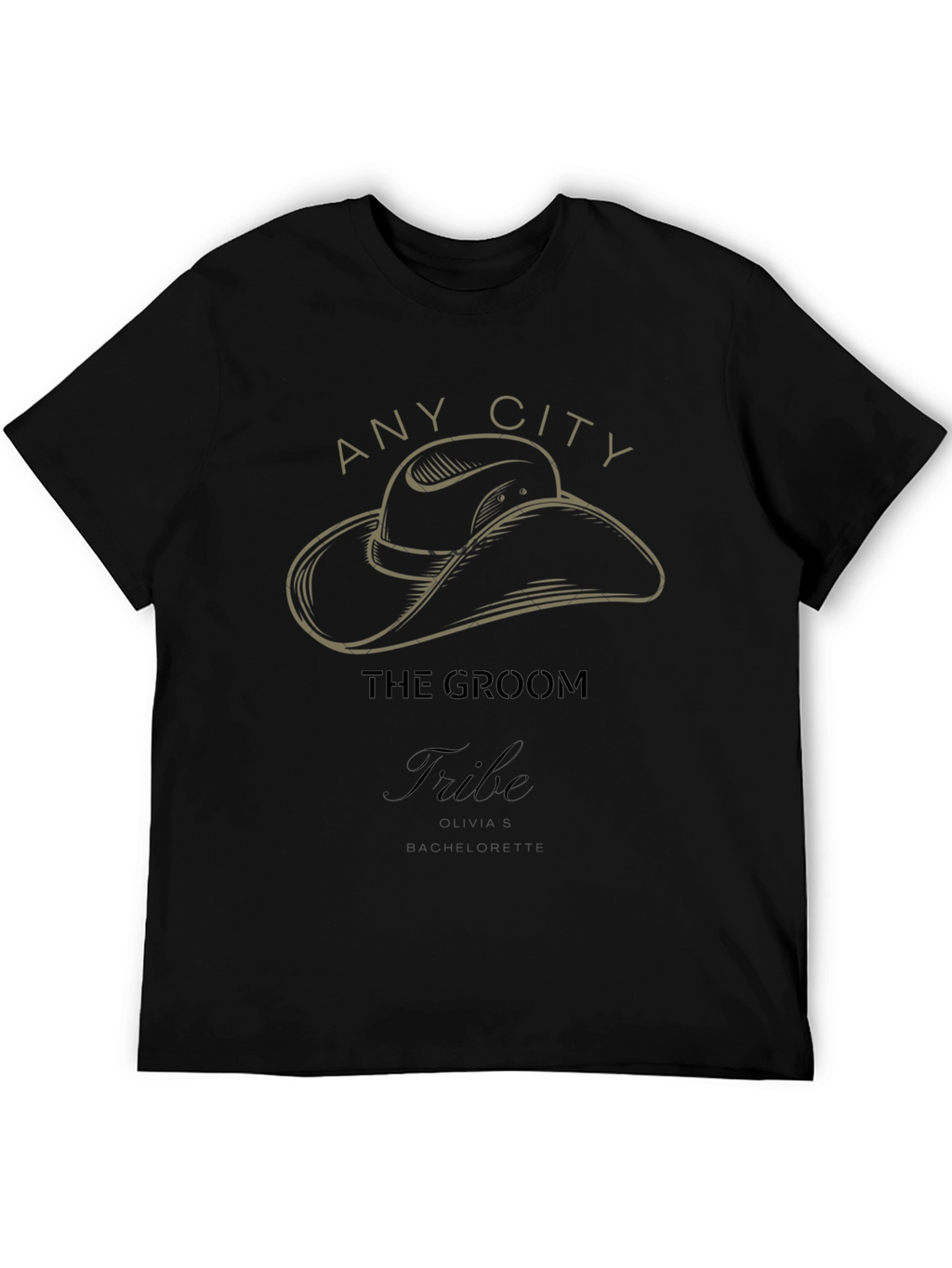 Groom Tribe Cowboy Hat T-Shirt