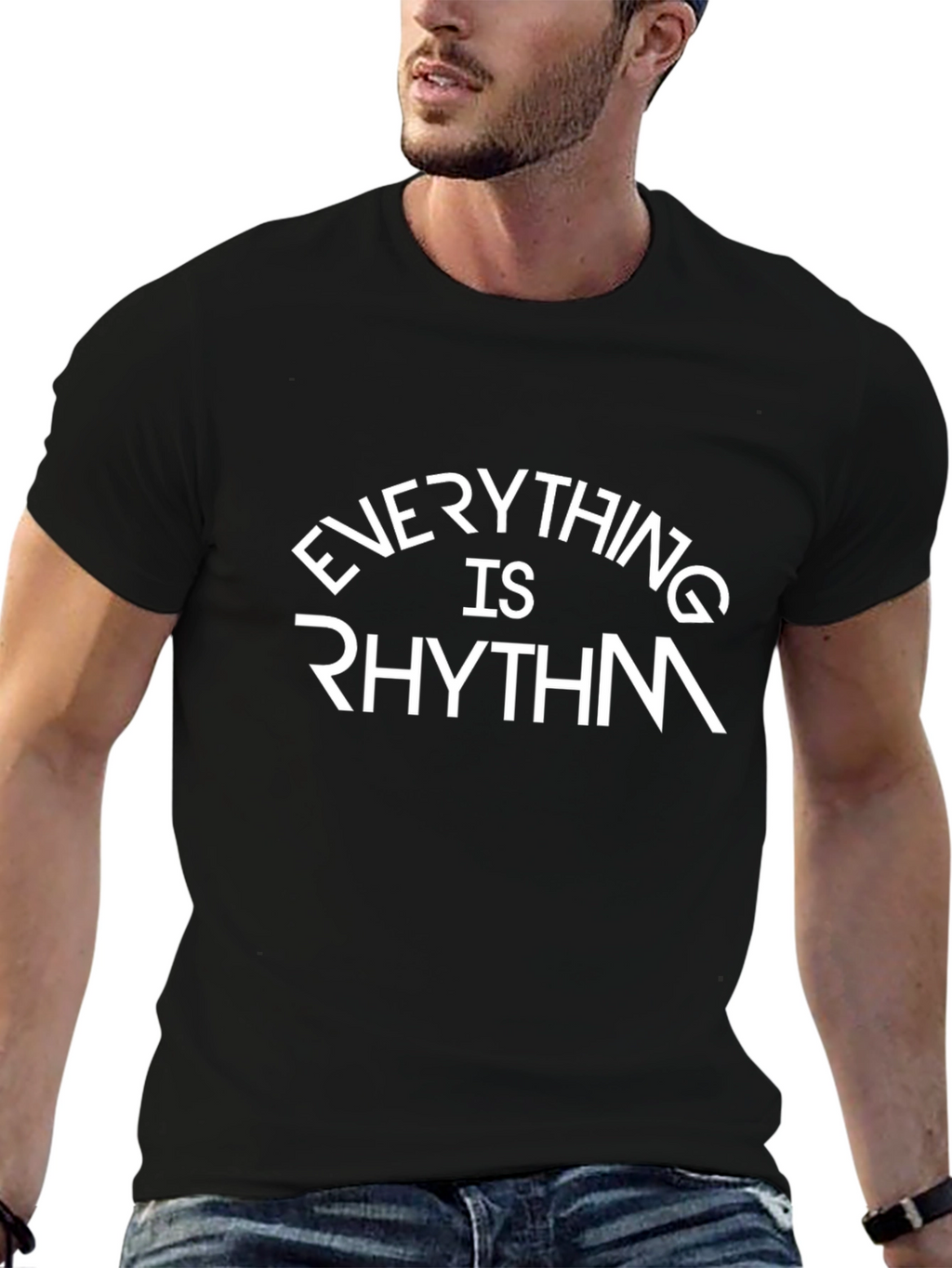 Everything is Rhythm Black T-Shirt