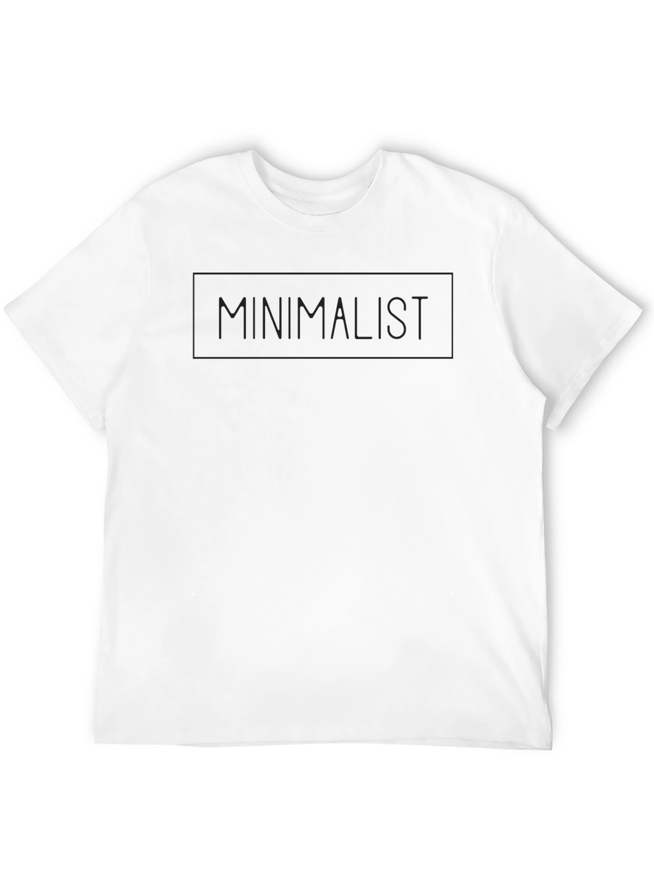 Minimalist Black Graphic Tee - Modern Style