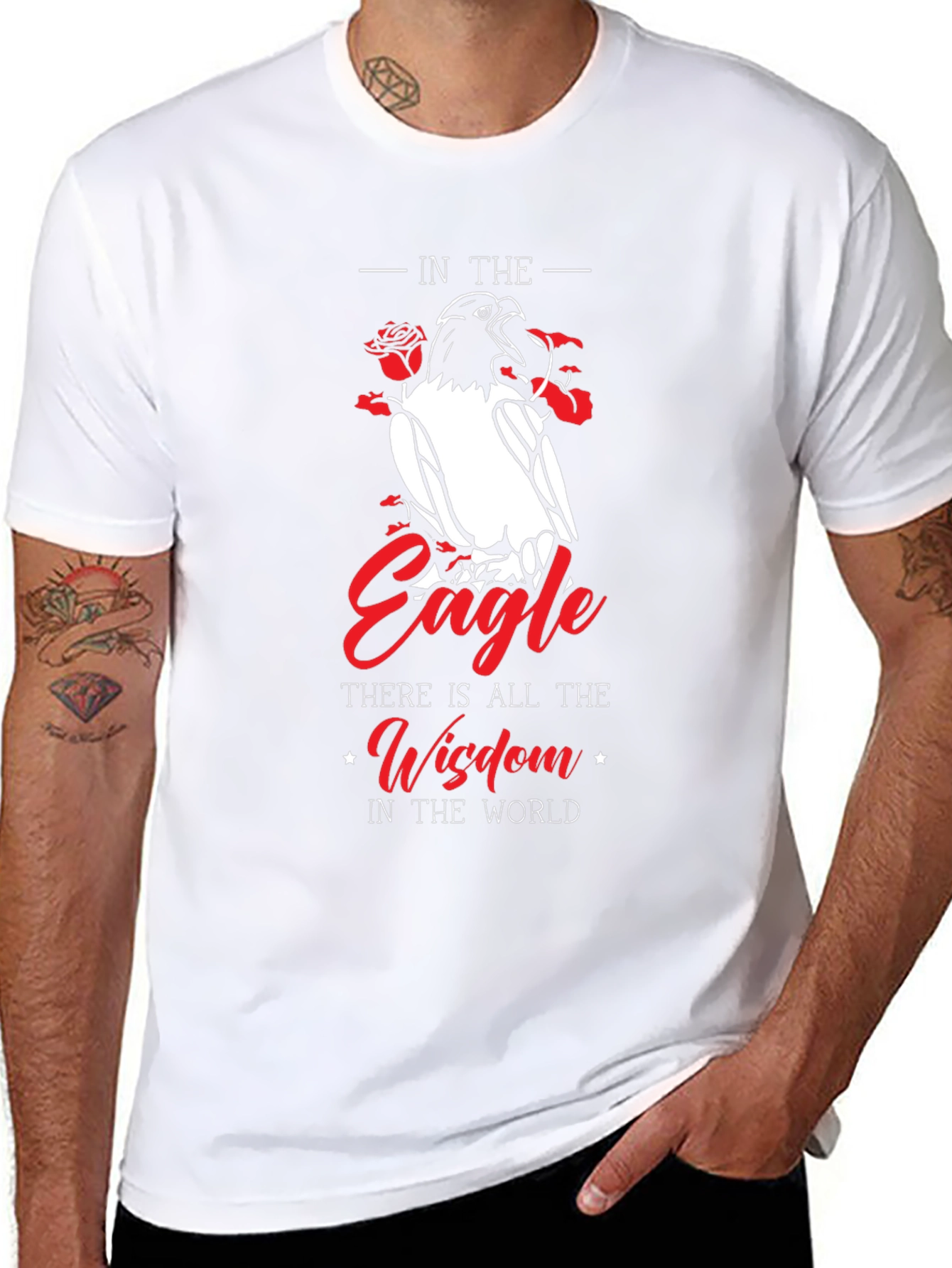Eagle Wisdom T-Shirt - Stylish Graphic Tee