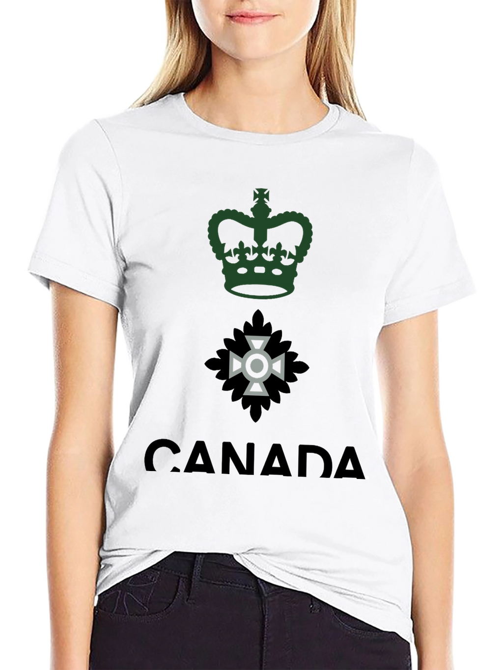 Canada Crown Graphic Tee - Black