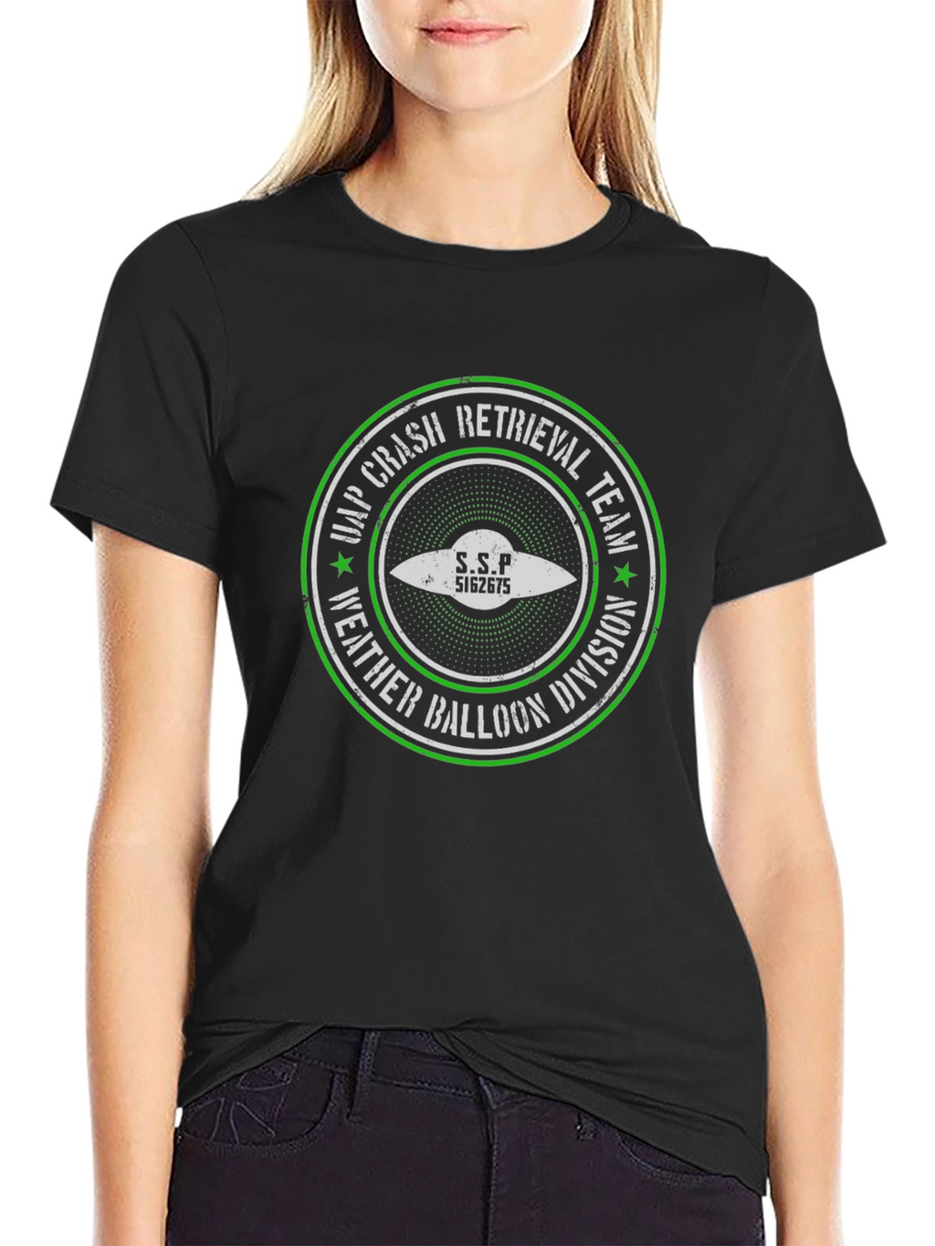 UAP Crash Retrieval Team UFO Graphic T-Shirt