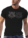 Tiger Graphic Black T-Shirt - Mens
