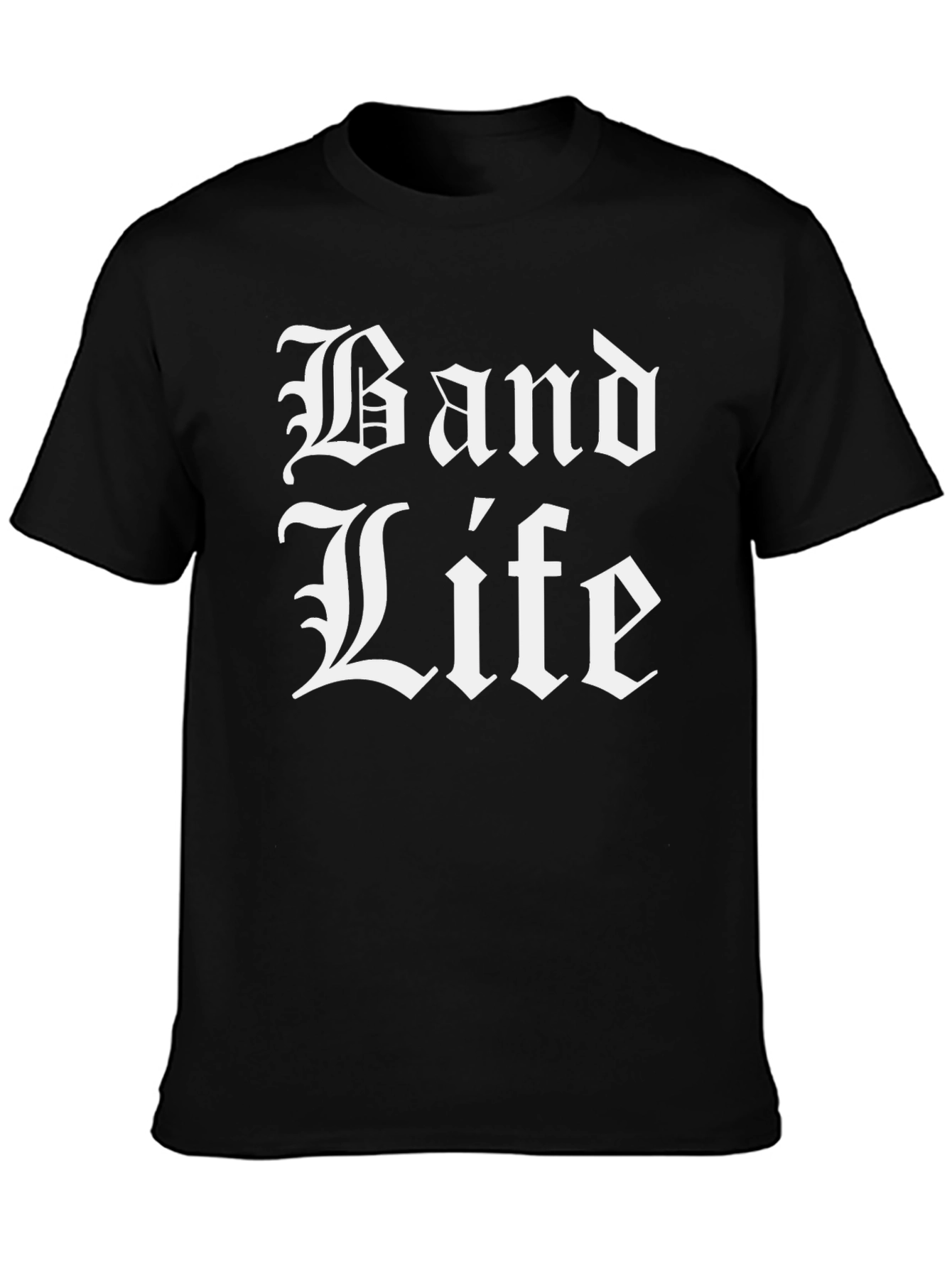 Band Life Black Graphic T-Shirt