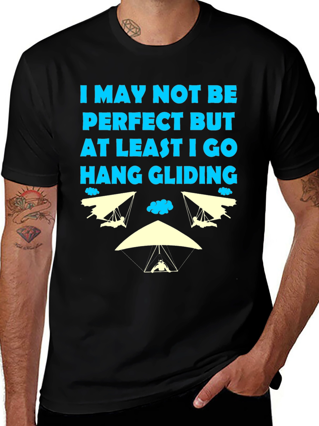 Hang Gliding T-Shirt: Imperfectly Awesome!