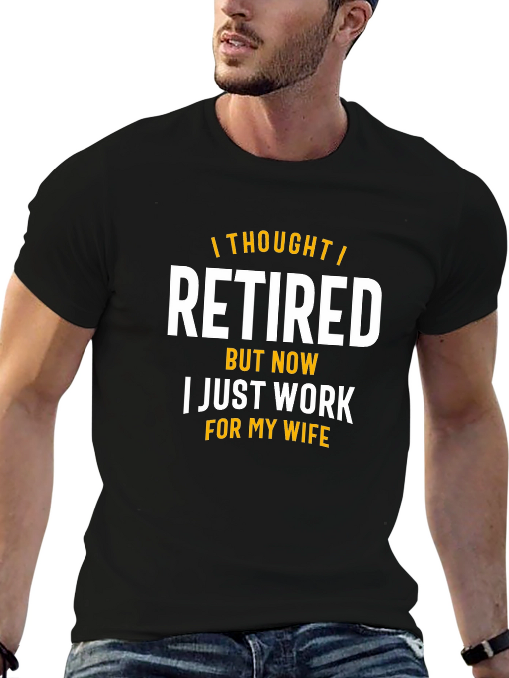 Funny Retired Now Wifes Employee T-Shirt
