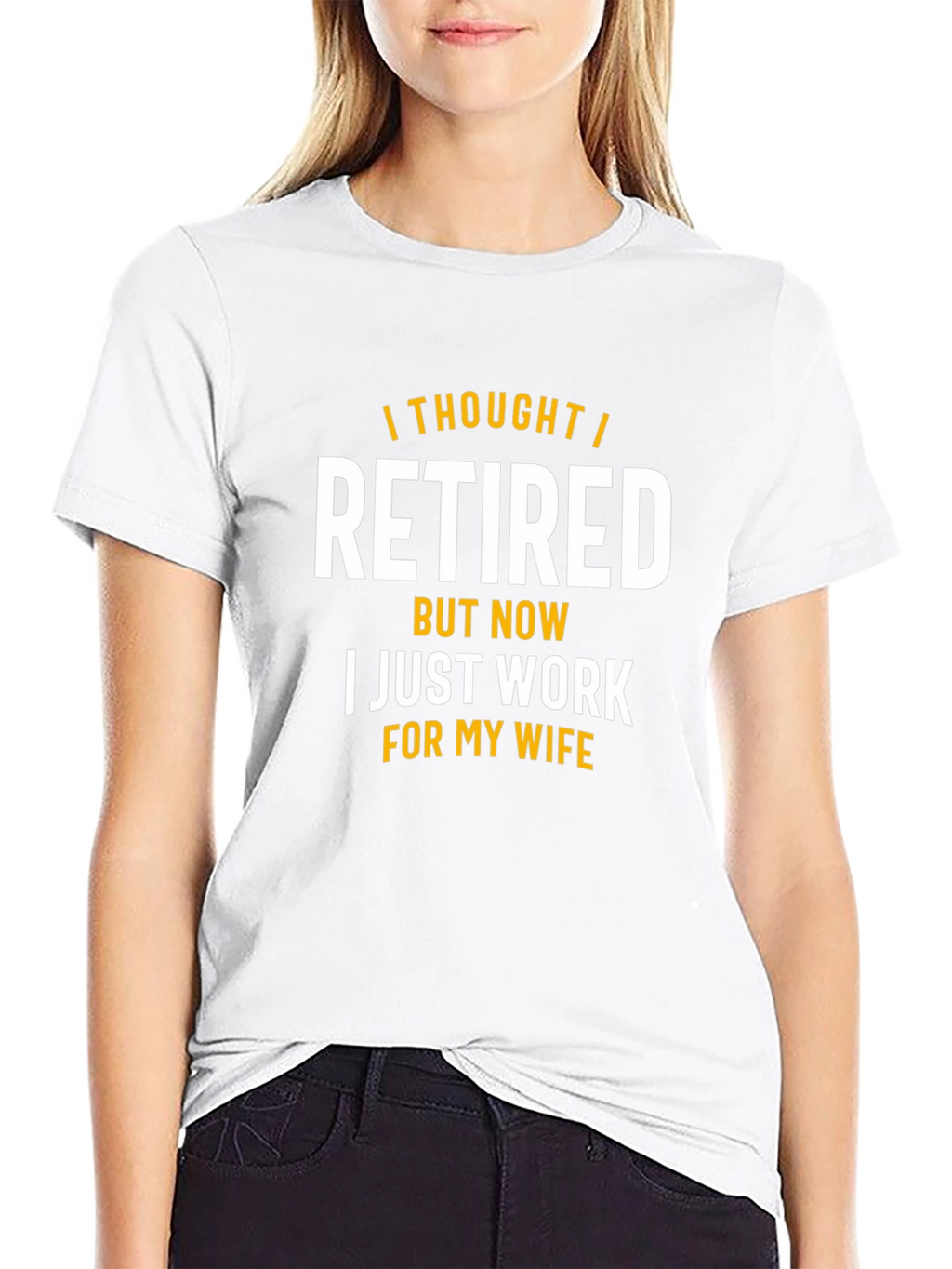 Funny Retired Now Wifes Employee T-Shirt