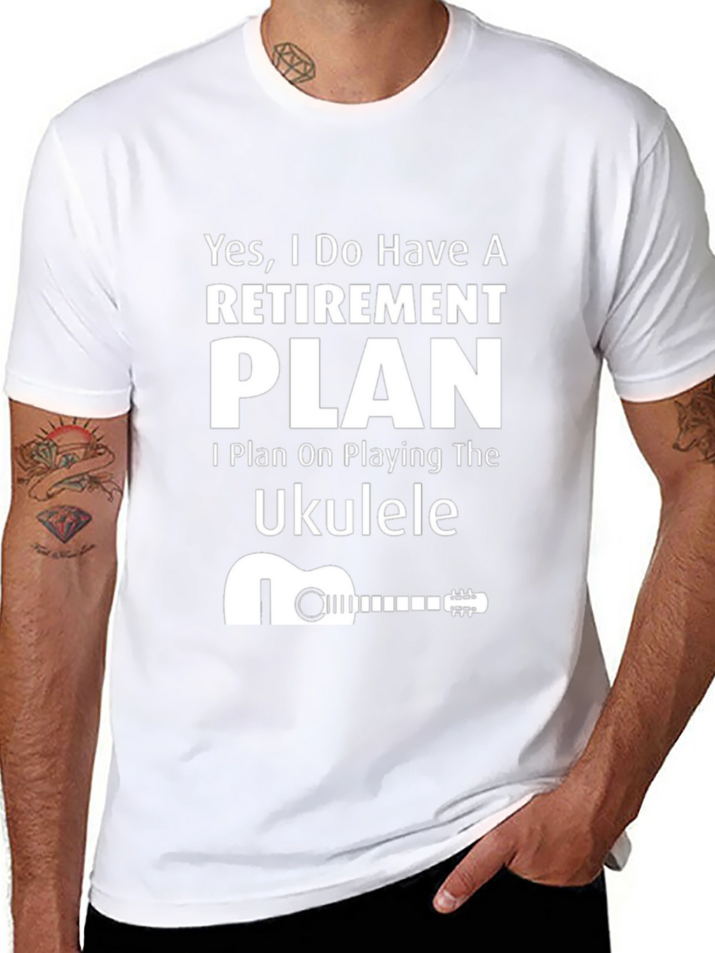 Retirement Plan Ukulele T-Shirt