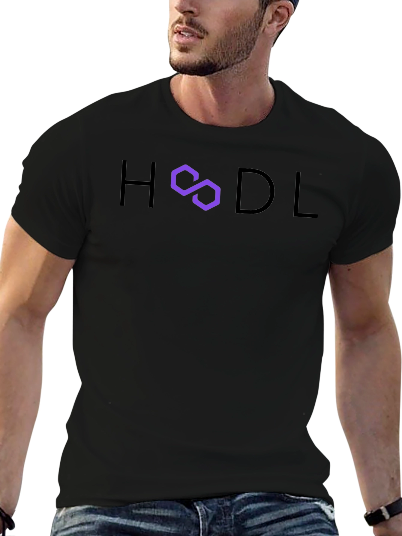 HODL Crypto Tee - Polygon Fan Apparel