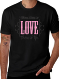 Love Graphic Black T-Shirt