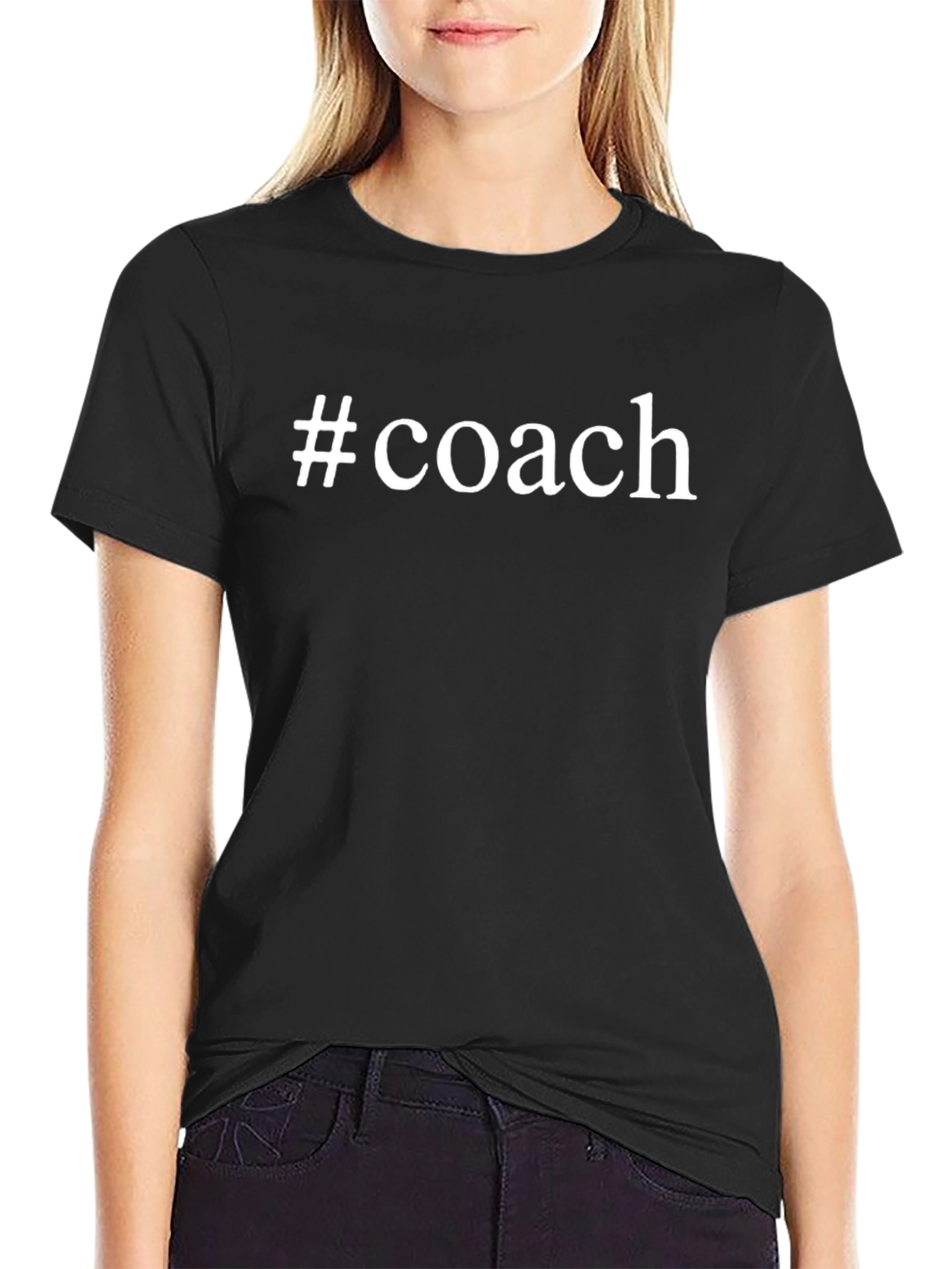 #Coach Black Cotton T-Shirt