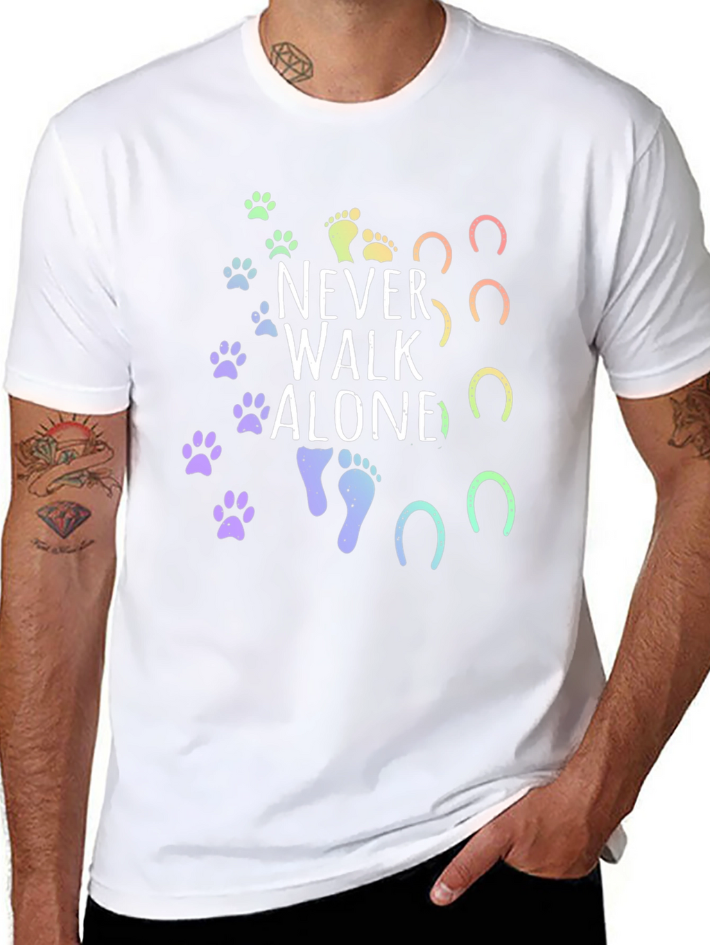 Never Walk Alone Graphic T-Shirt