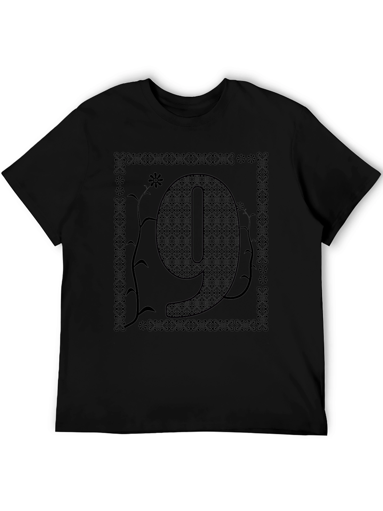 Ornate Number 9 Graphic T-Shirt