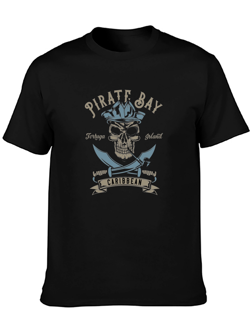 Pirate Bay T-Shirt: Skull & Swords Design