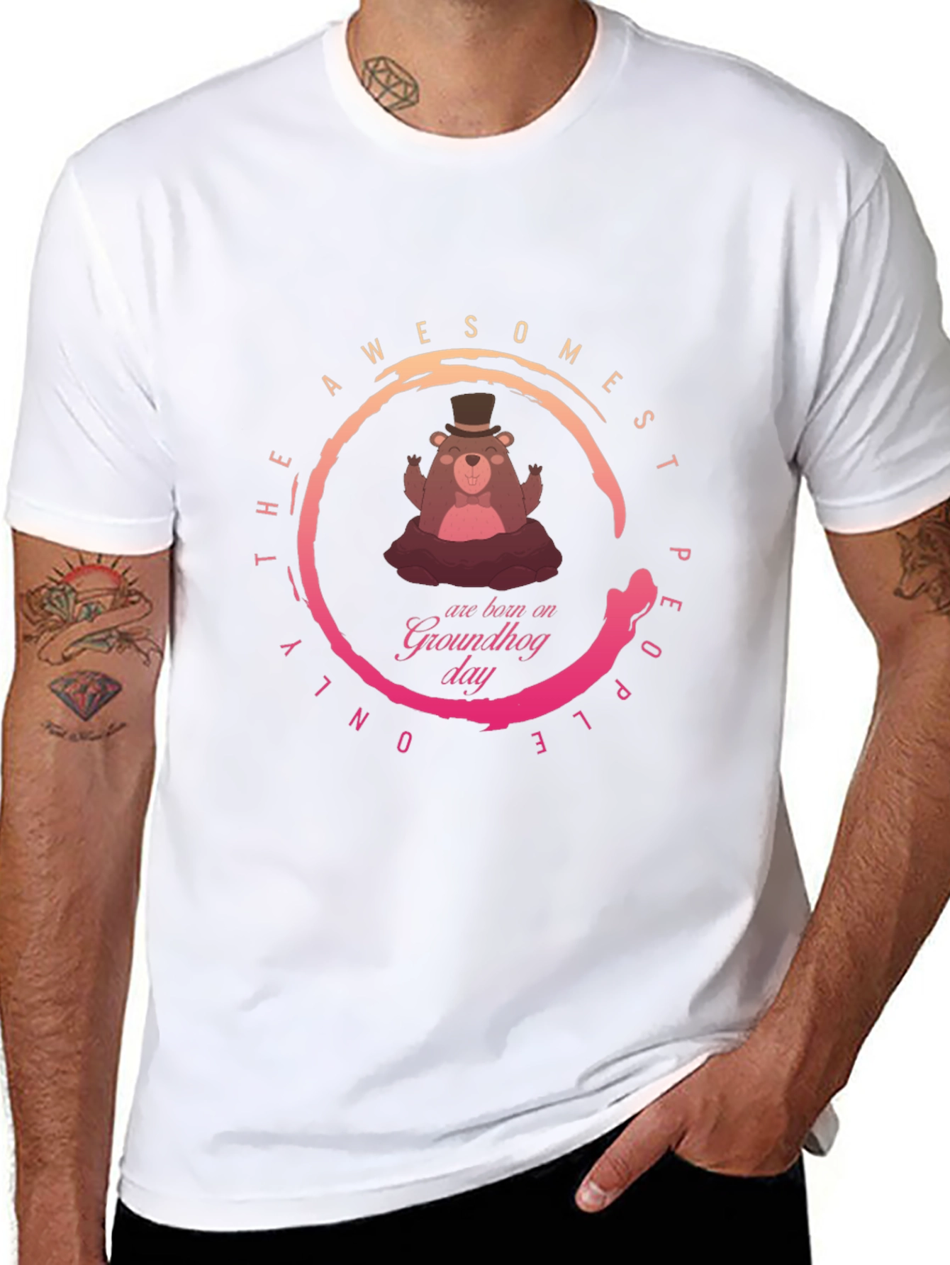 Awesome Groundhog Day T-Shirt