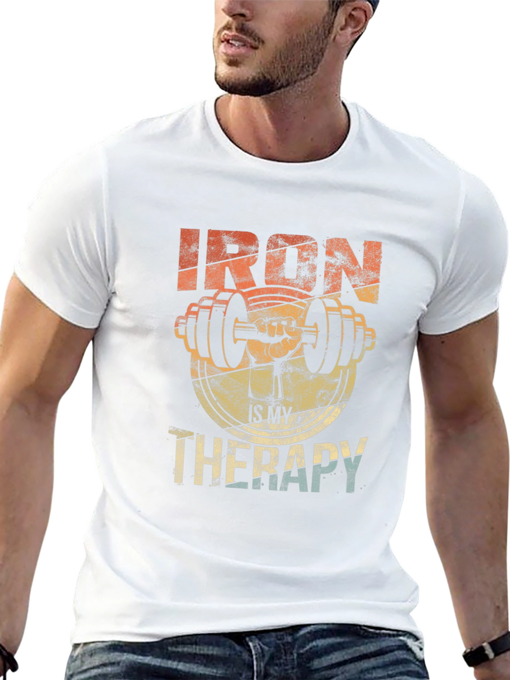 Iron Therapy Graphic Tee - Workout Apparel