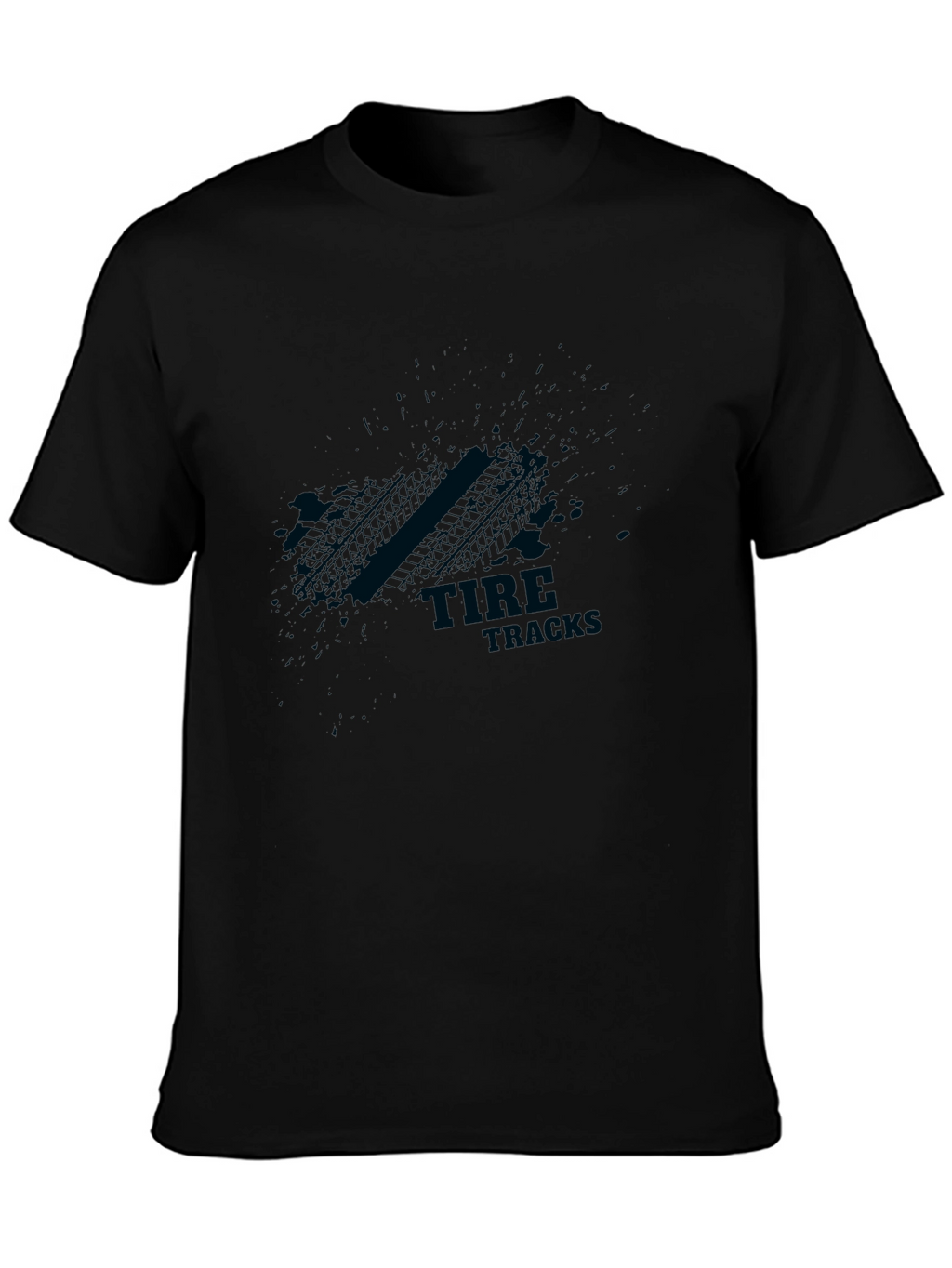 Tire Tracks Graphic T-Shirt