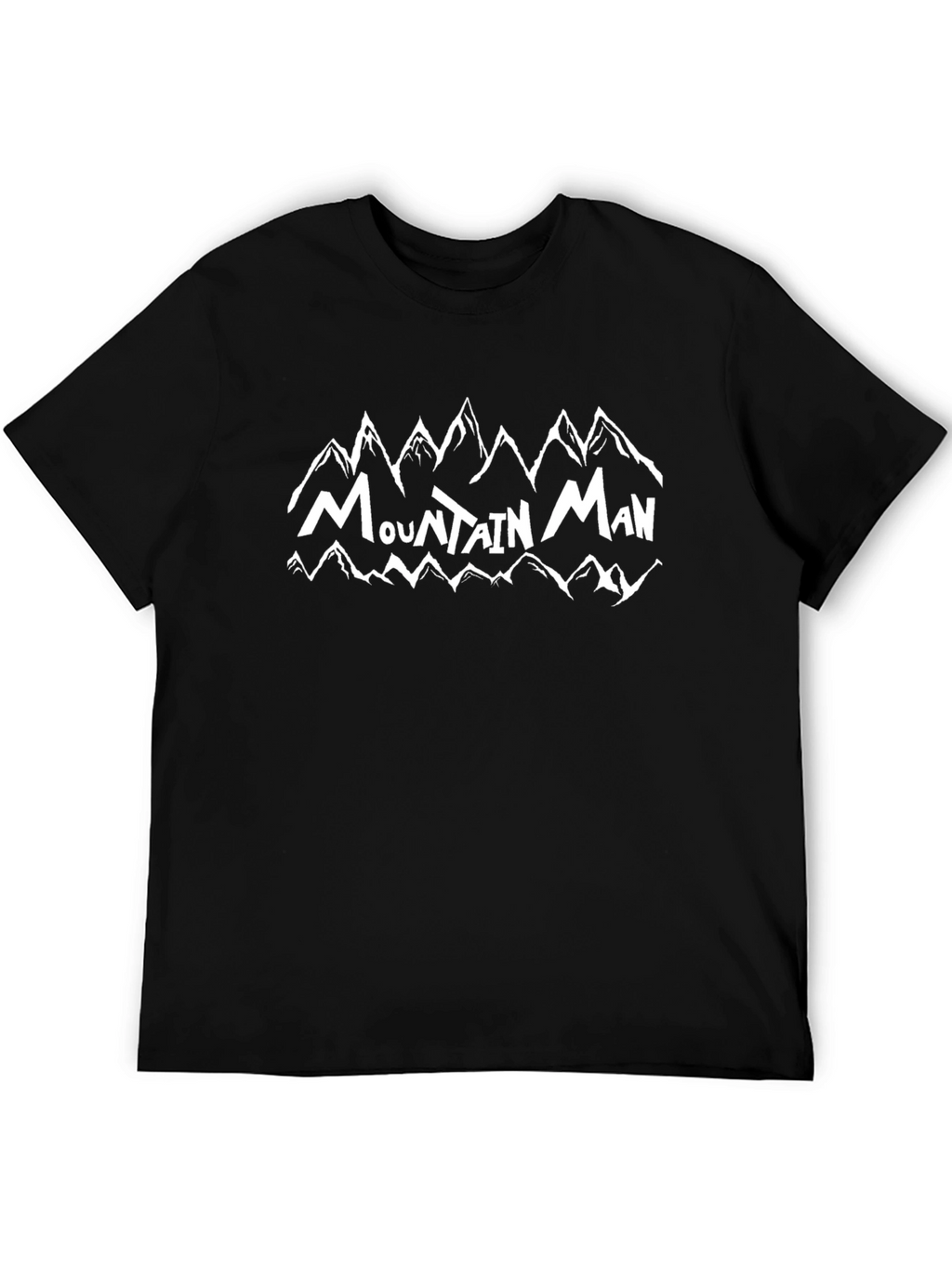 Mountain Man T-Shirt - Black Graphic Tee