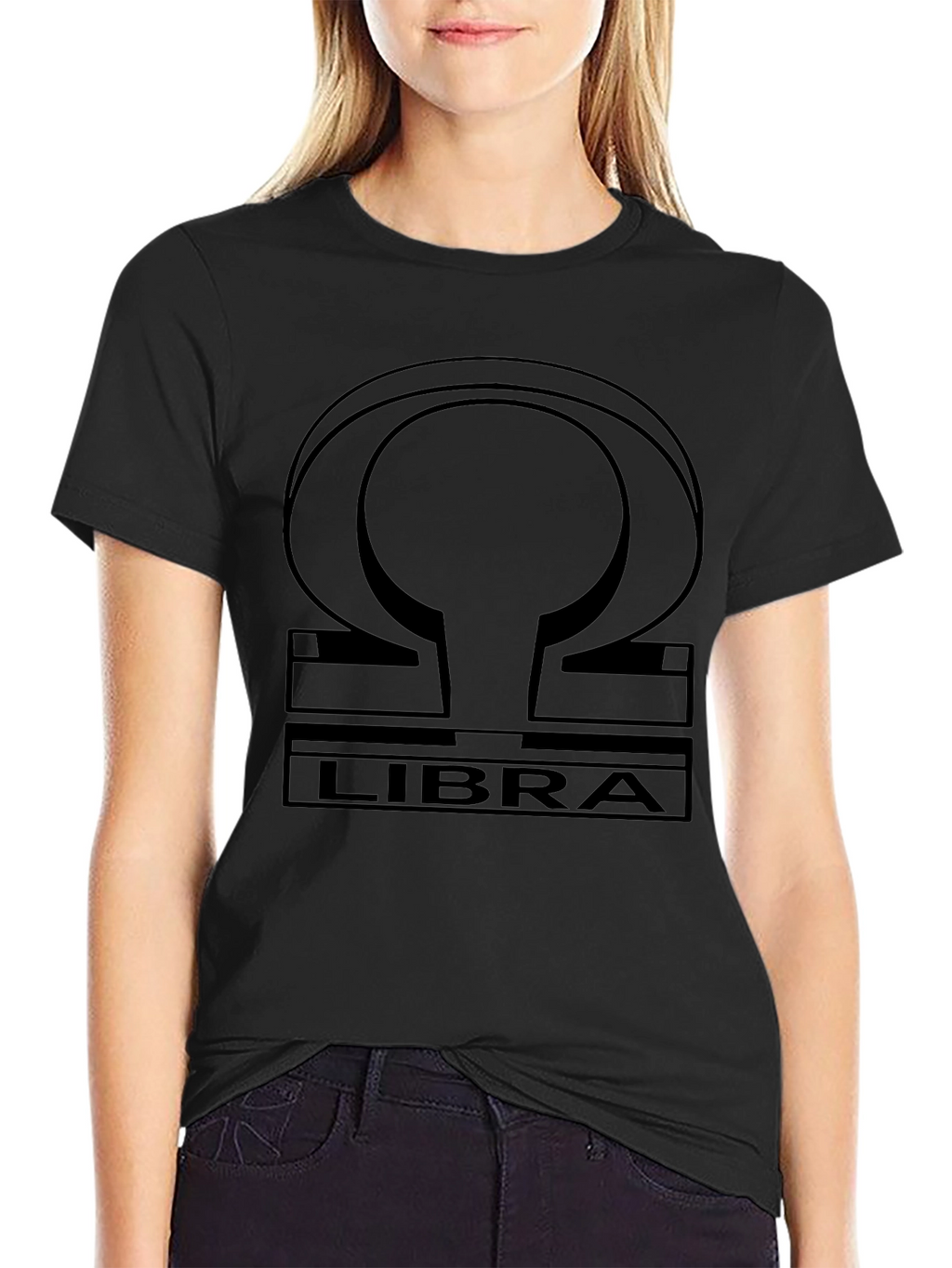 Libra Zodiac Symbol Graphic T-Shirt