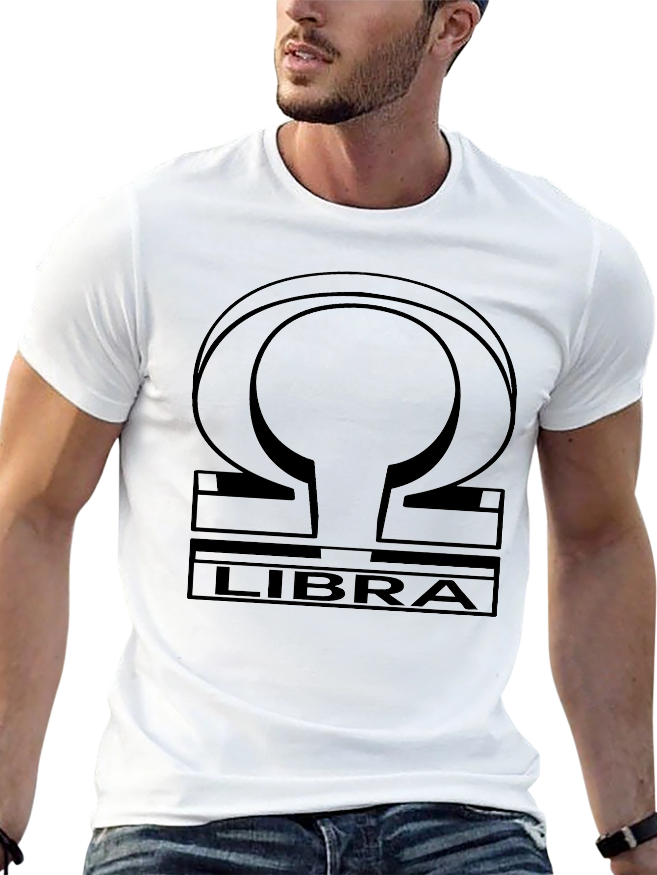 Libra Zodiac Symbol Graphic T-Shirt