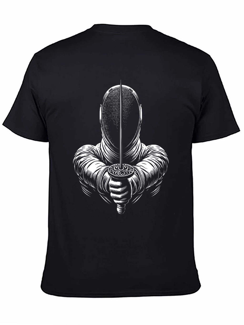Fencer Graphic Tee - Swordplay Design