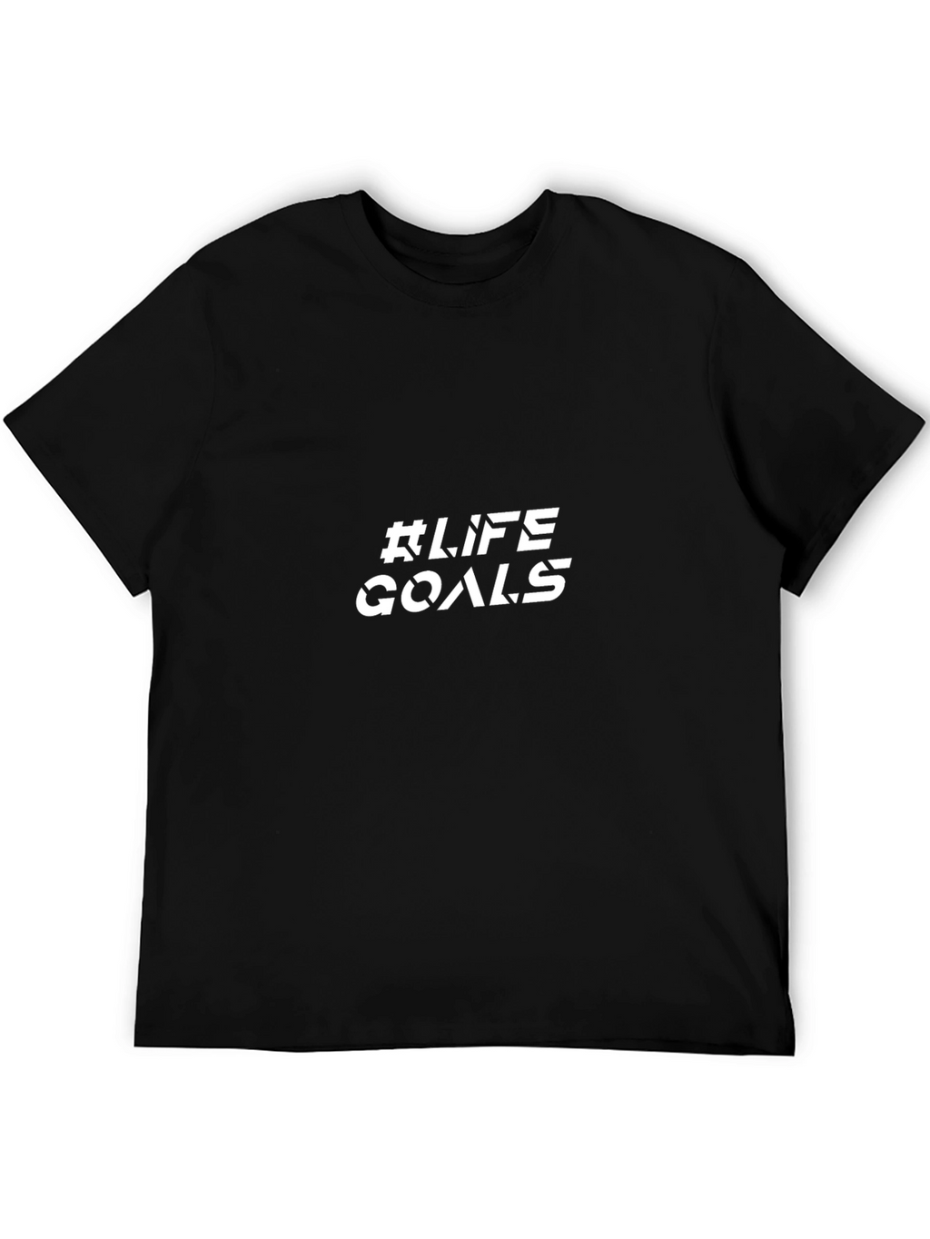 Life Goals Graphic Tee - Black T-Shirt