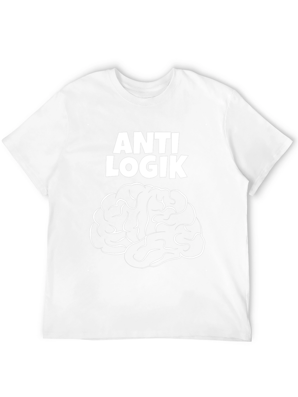 Anti Logik Brain Tee - Mens Funny T-Shirt